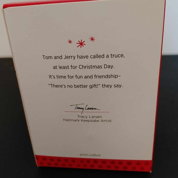 Hallmark Keepsake Ornament 2013 Tom & Jerry A Christmas Truce - NIB - Picture 3 of 7